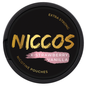 NICCOS X-Strawberry Vanilla Nicotine Pouches